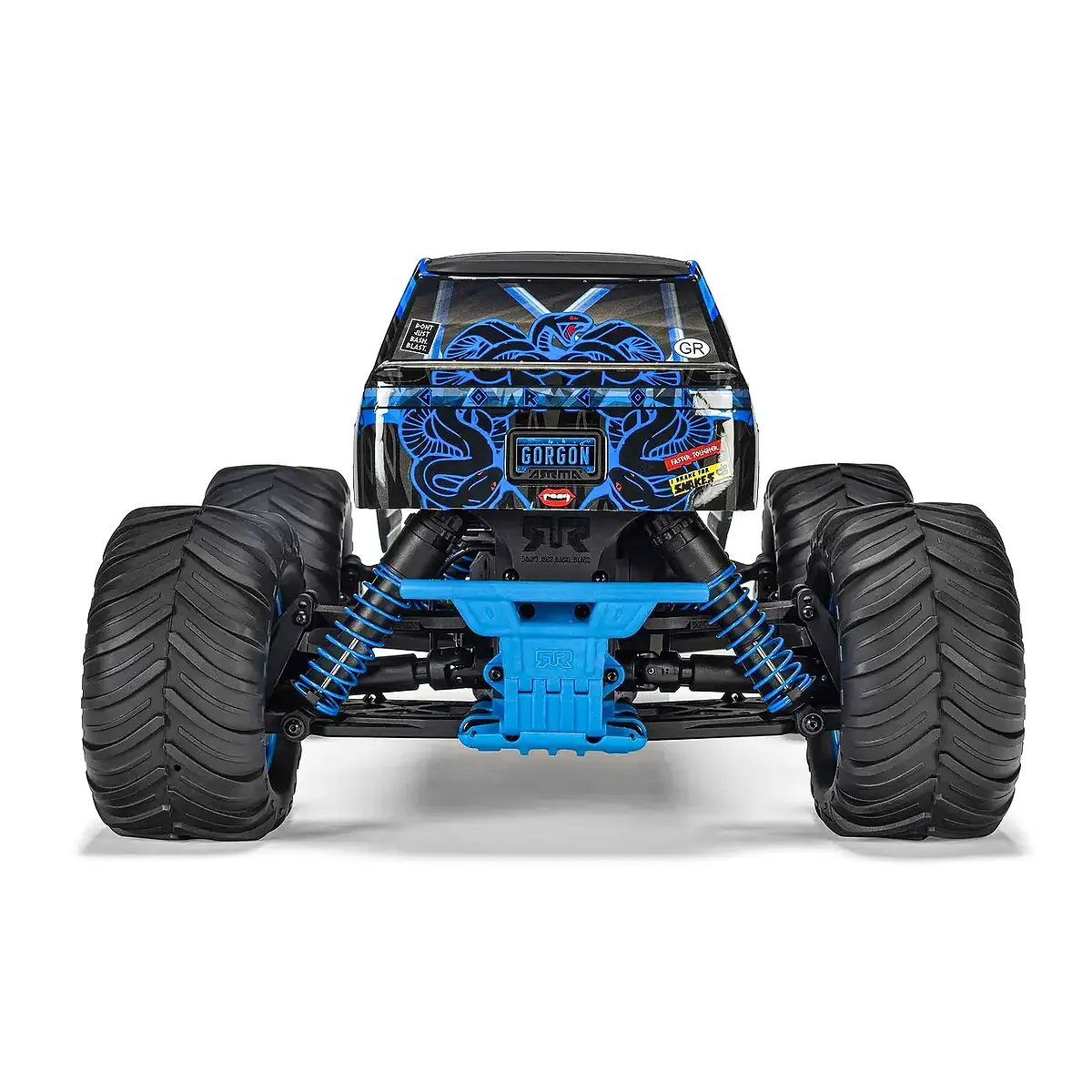 ARRMA GORGON Mega 550 RC Monster Truck Electric 2WD 1/10 Scale RTR (Blue) - Image 6