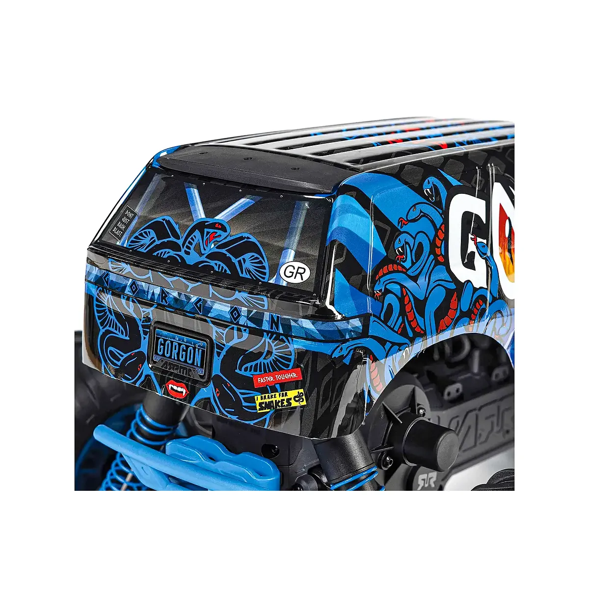 ARRMA GORGON Mega 550 RC Monster Truck Electric 2WD 1/10 Scale RTR (Blue) - Image 8