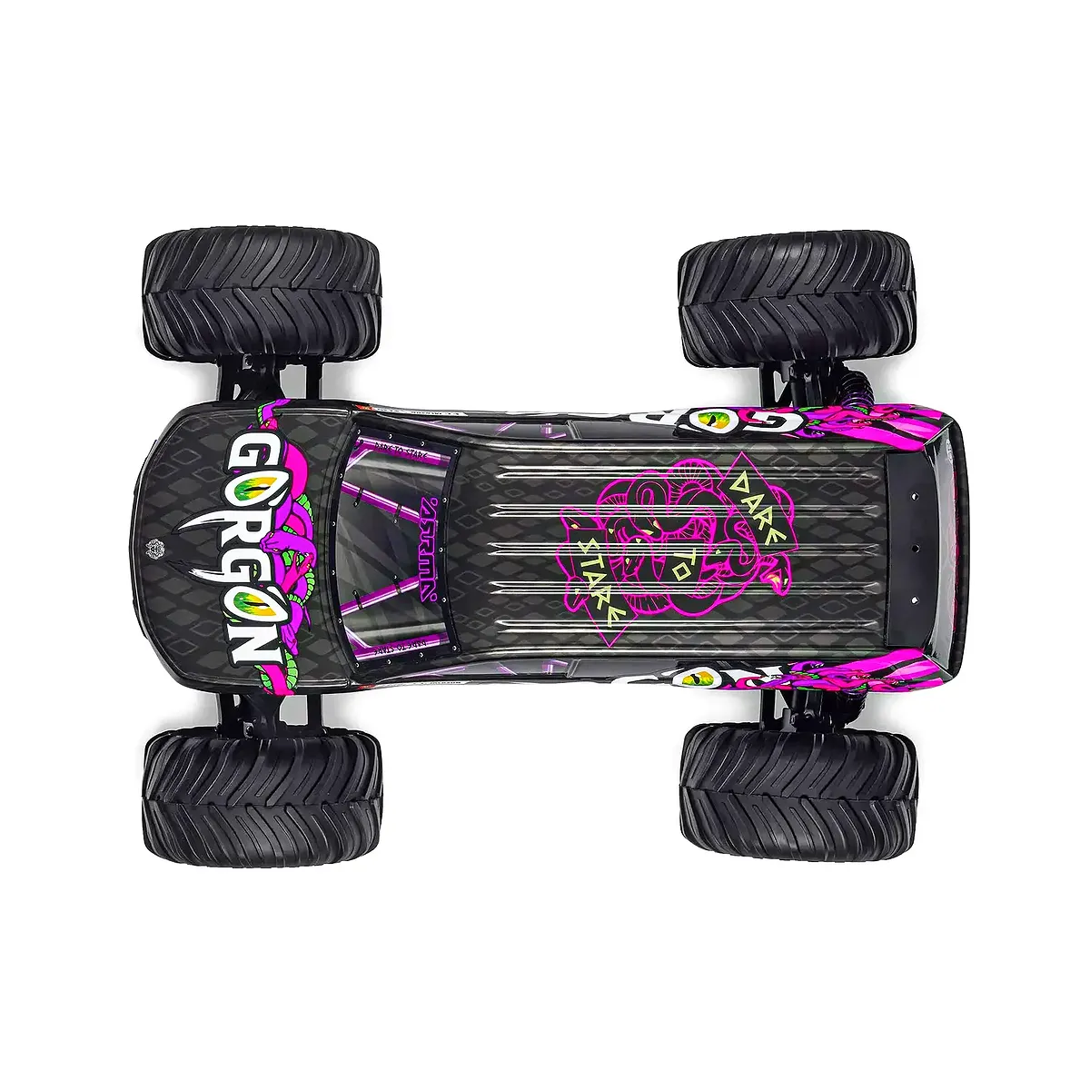 ARRMA GORGON Mega 550 RC Monster Truck Electric 2WD 1/10 Scale RTR (Purple) - Image 7