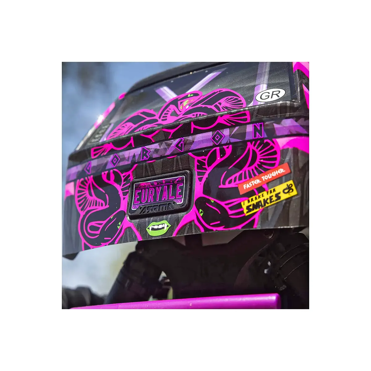 ARRMA GORGON Mega 550 RC Monster Truck Electric 2WD 1/10 Scale RTR (Purple) - Image 9