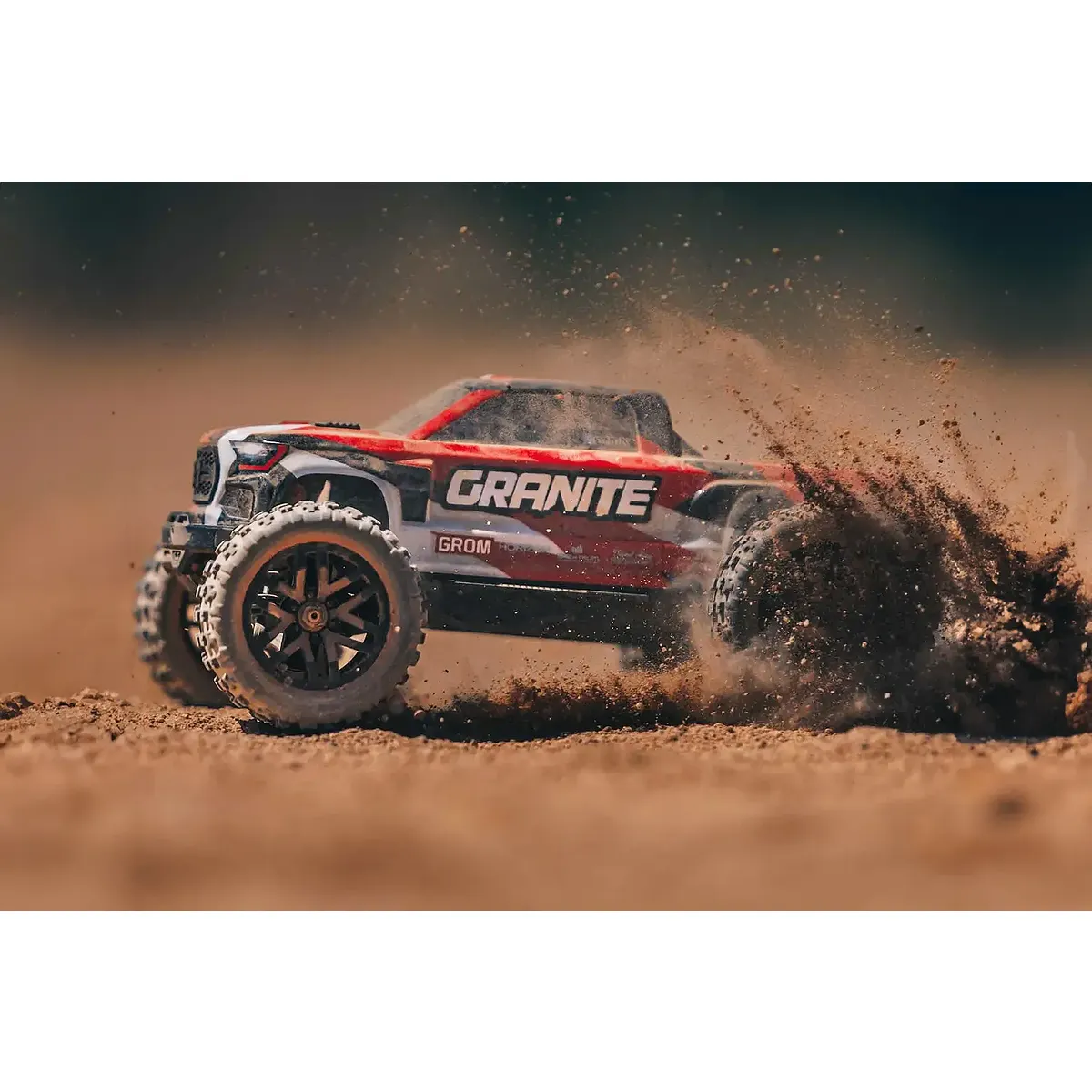 ARRMA Granite Grom 4x4 RC Monster Truck Electric 4WD 1/18 Scale RTR (Red) - Image 2