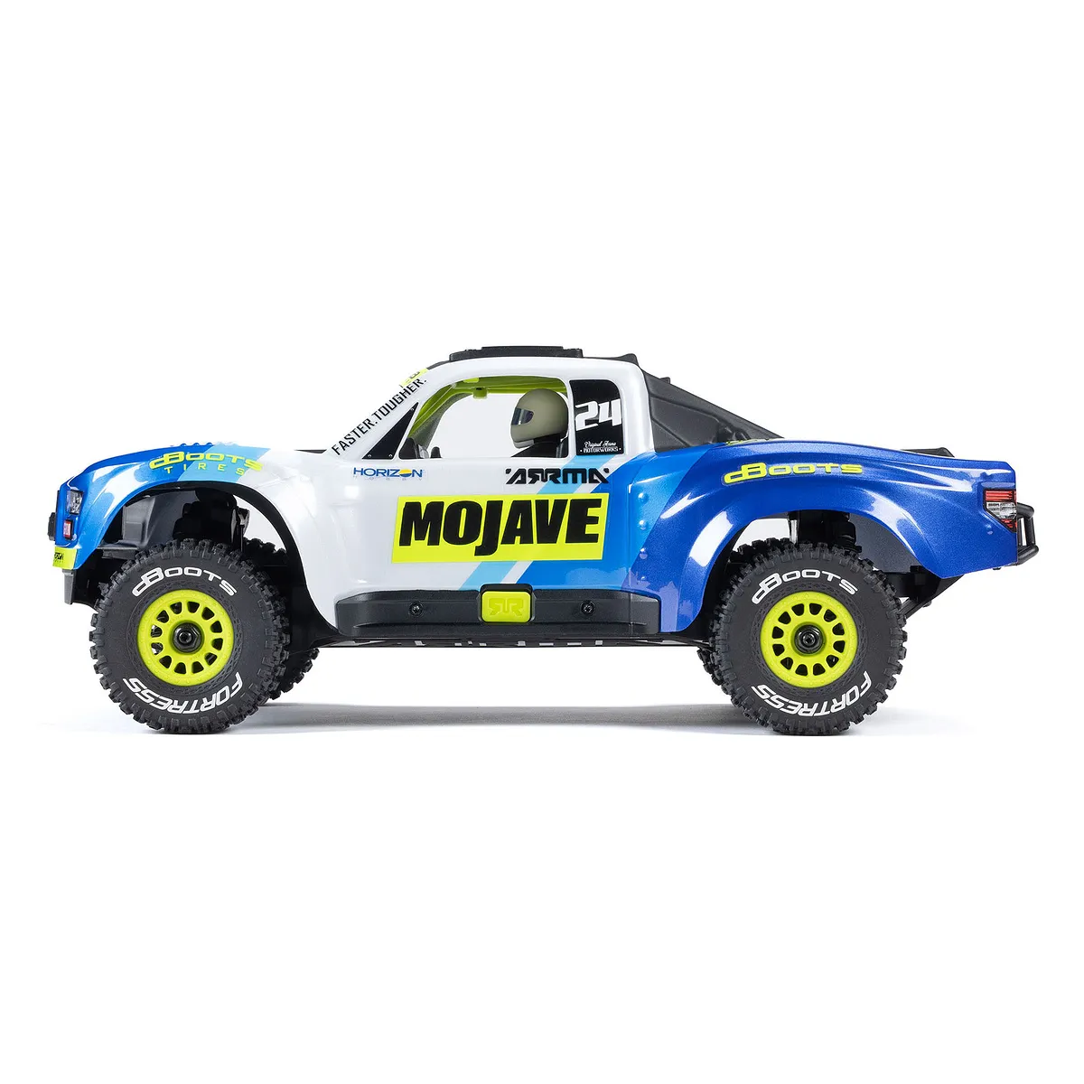 ARRMA Mojave Grom Mega 380 1/16 4WD RC Truck (Blue/White) - Image 3
