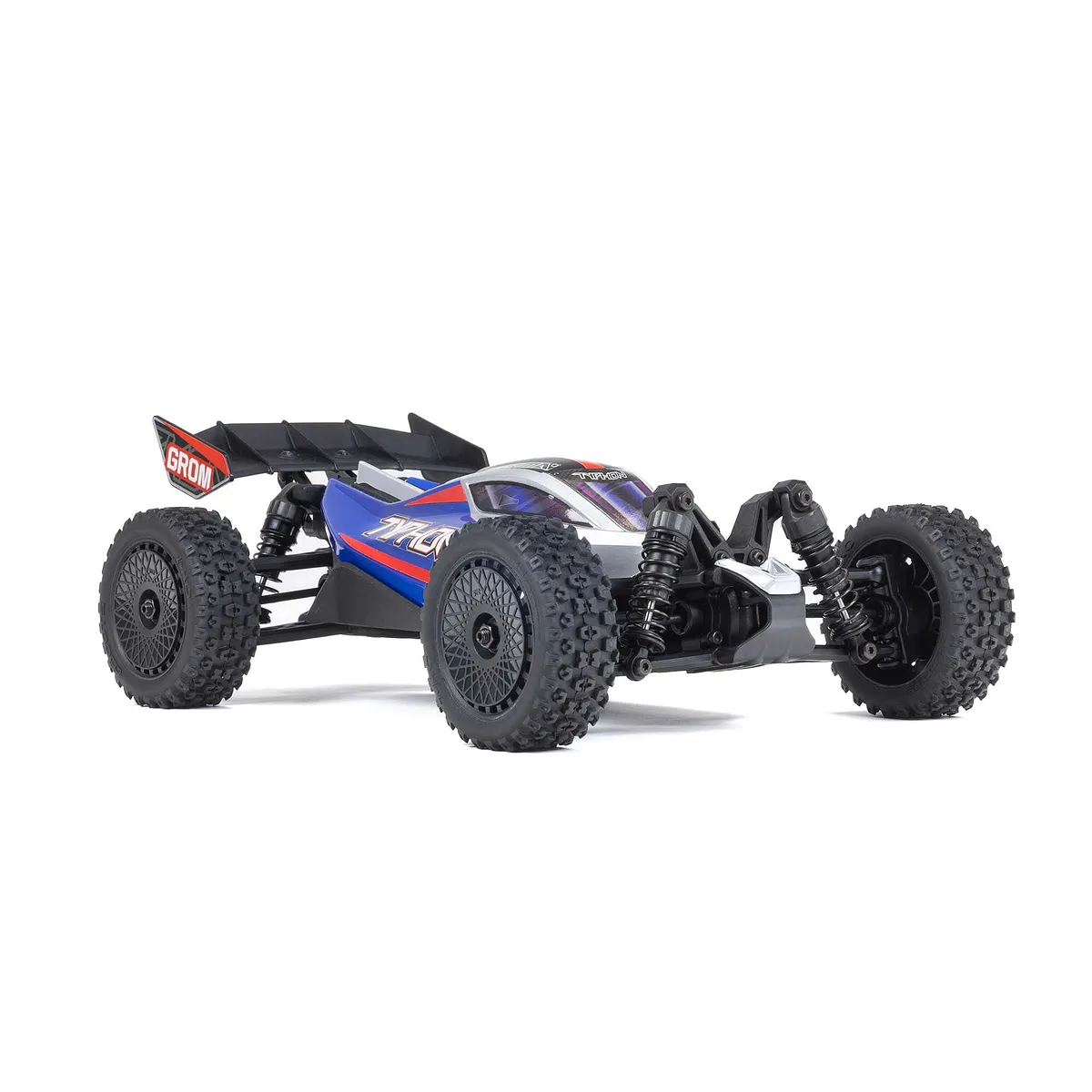 ARRMA Typhon Grom 4X4 RC Buggy (Blue/Silver) - Image 4