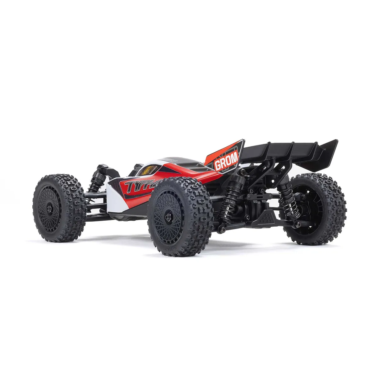 ARRMA Typhon Grom Mega 380 4X4 RC Buggy Electric 4WD 1/14 Scale RTR - Red - Image 5