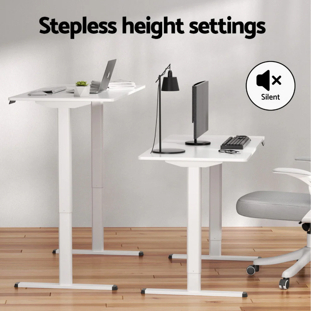 Artiss 120cm Electric Standing Desk with Mini Peal Exercise Bike Home Office - Image 8