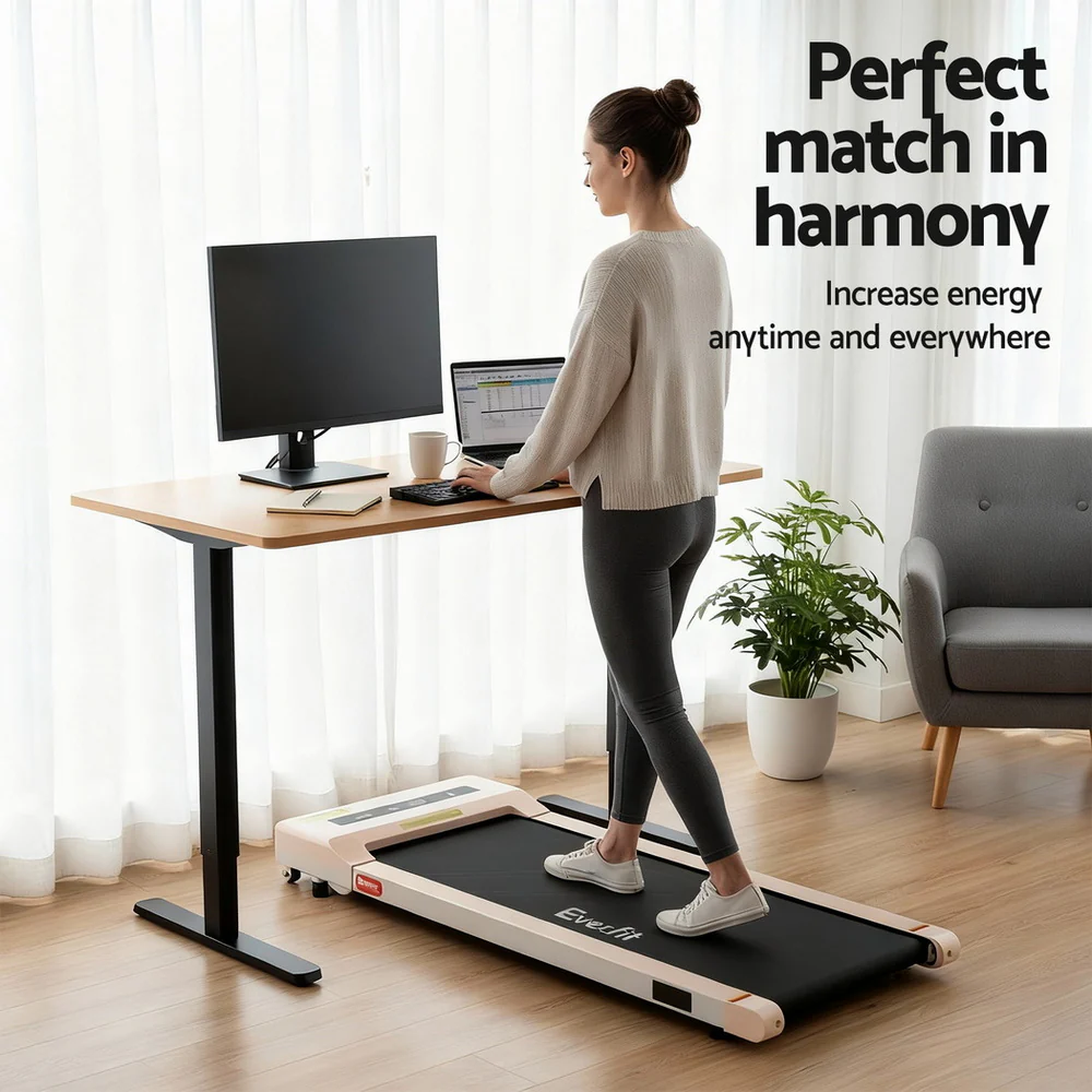 Artiss Electric Treadmill with 120cm Automatic Standing Desk Walking Pad 360mm - Image 2