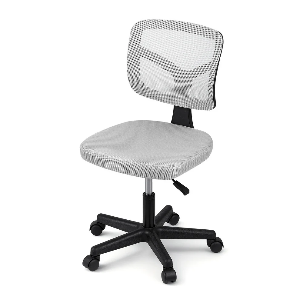 Artiss Ergonomic Armless Office Chair Mesh (Grey) - Image 3