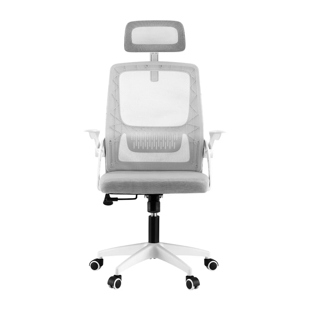Artiss Ergonomic Office Chair Computer Desk Chairs Headrest Adjustable (Grey) - Image 3
