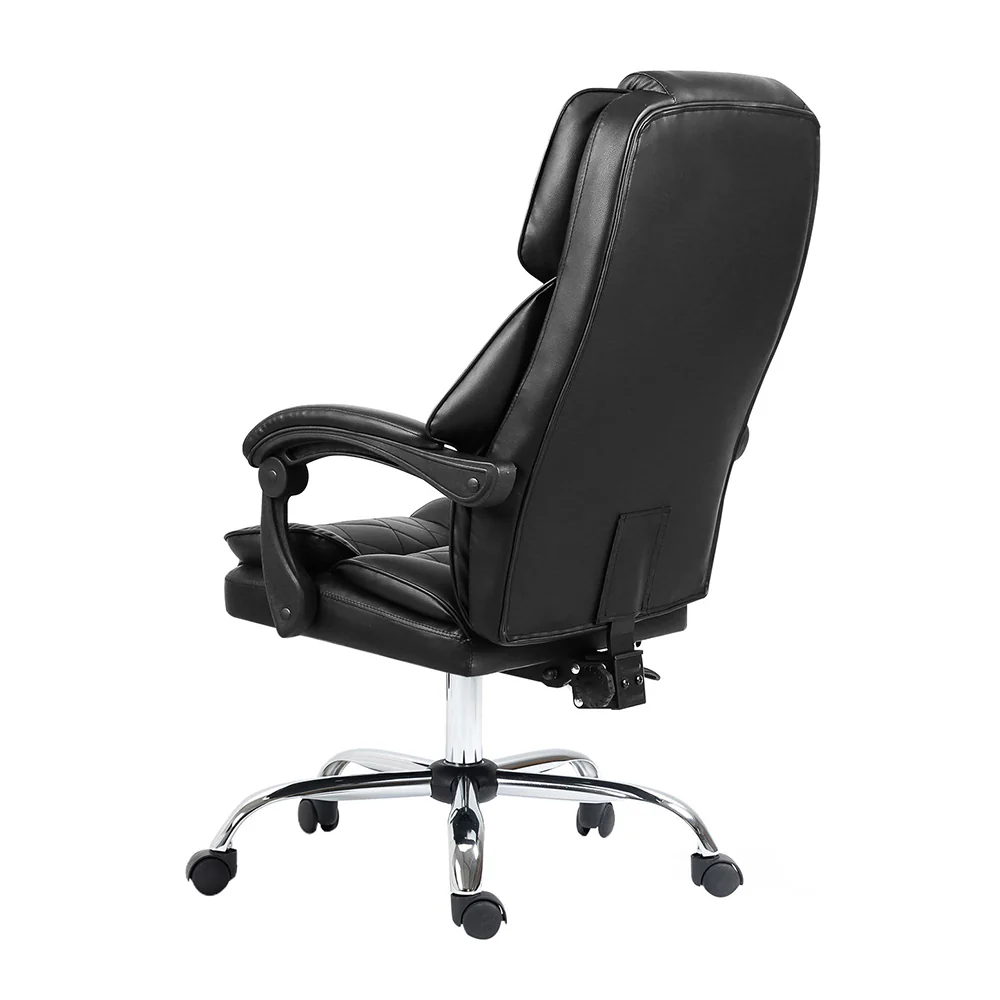 Artiss Executive Office Chair Leather Recliner (Black) - Image 3