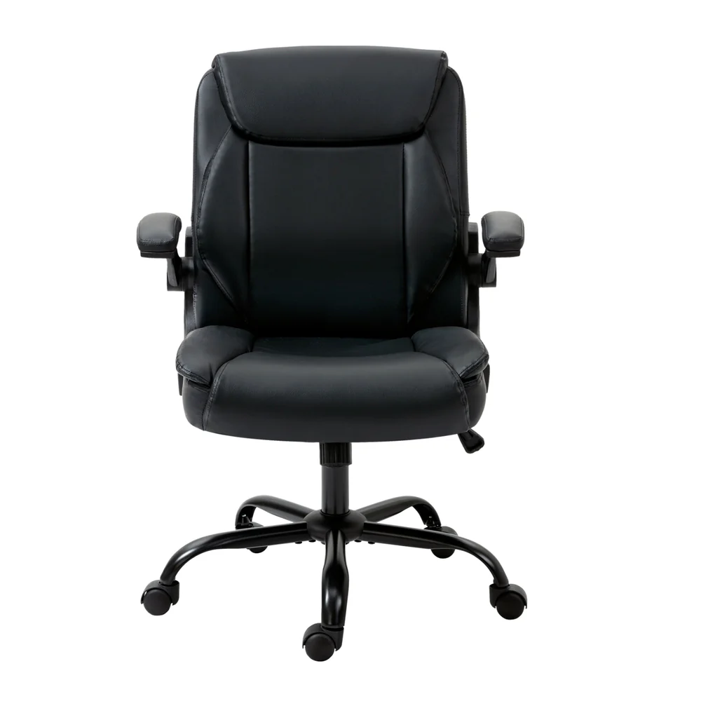 Artiss Executive Office Chair Mid Back (Black) - Image 3