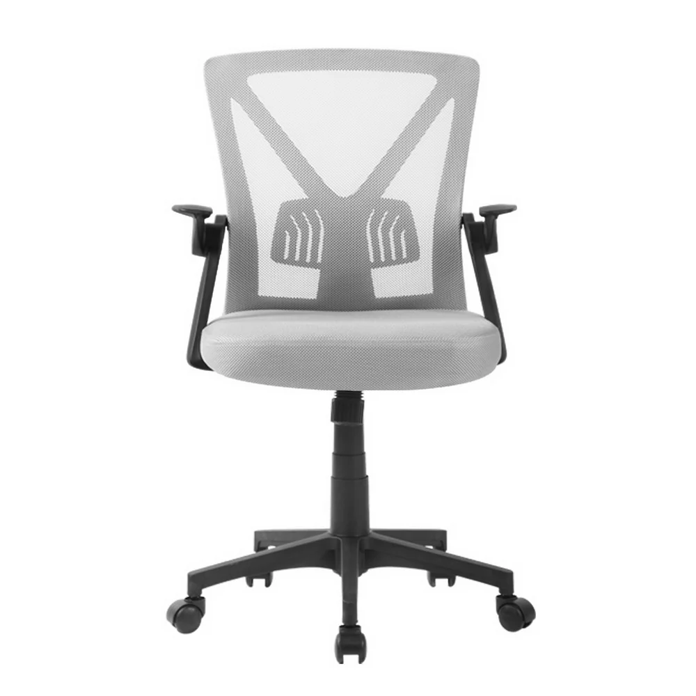 Artiss Mesh Office Chair Mid Back (Grey) - Image 3