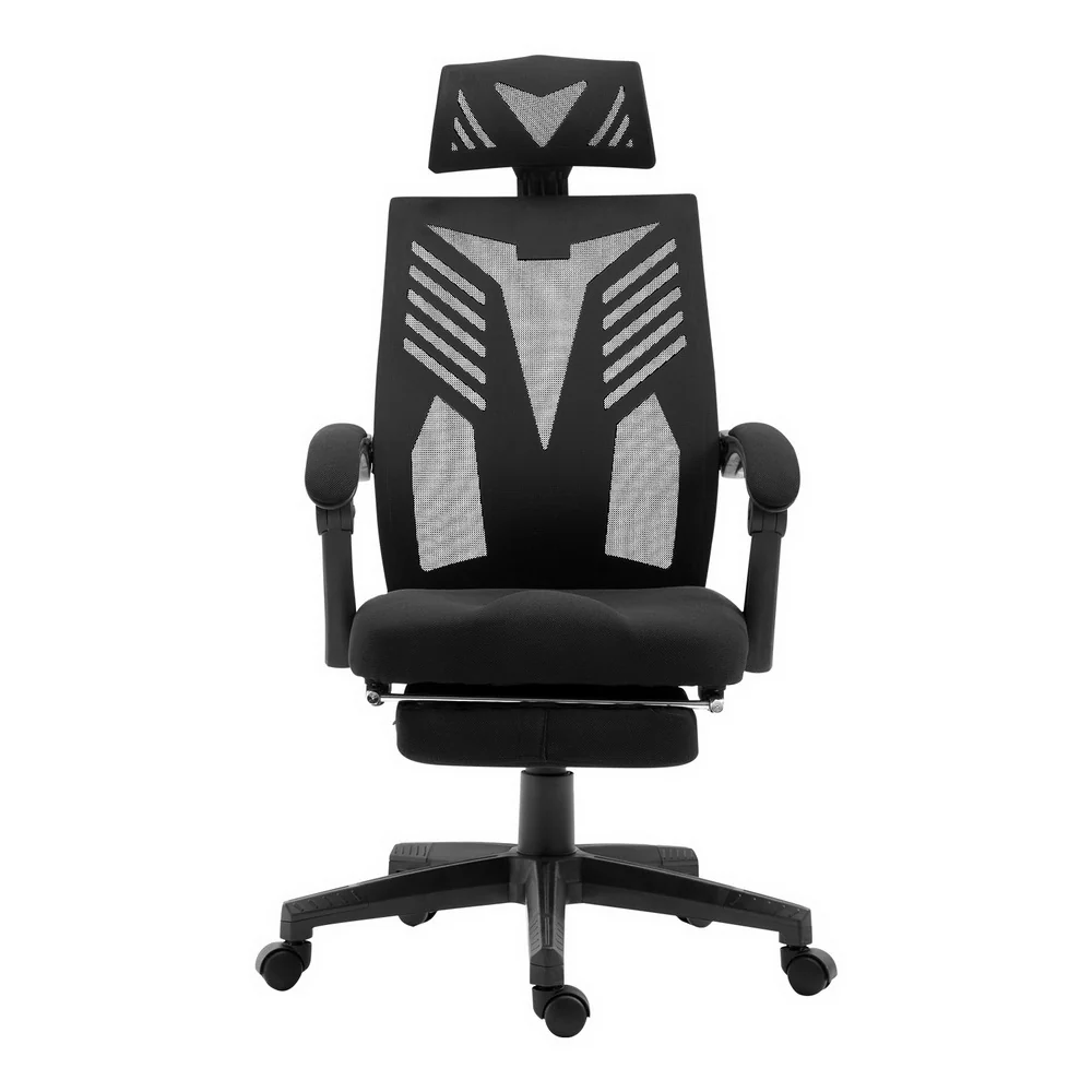 Artiss Mesh Office Chair Recliner (Black) - Image 3
