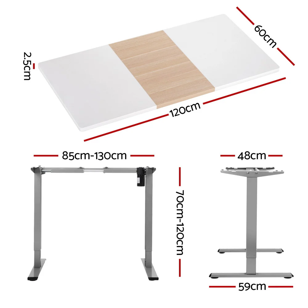Artiss Standing Desk Electric Sit Stand Desks 120CM - Image 4
