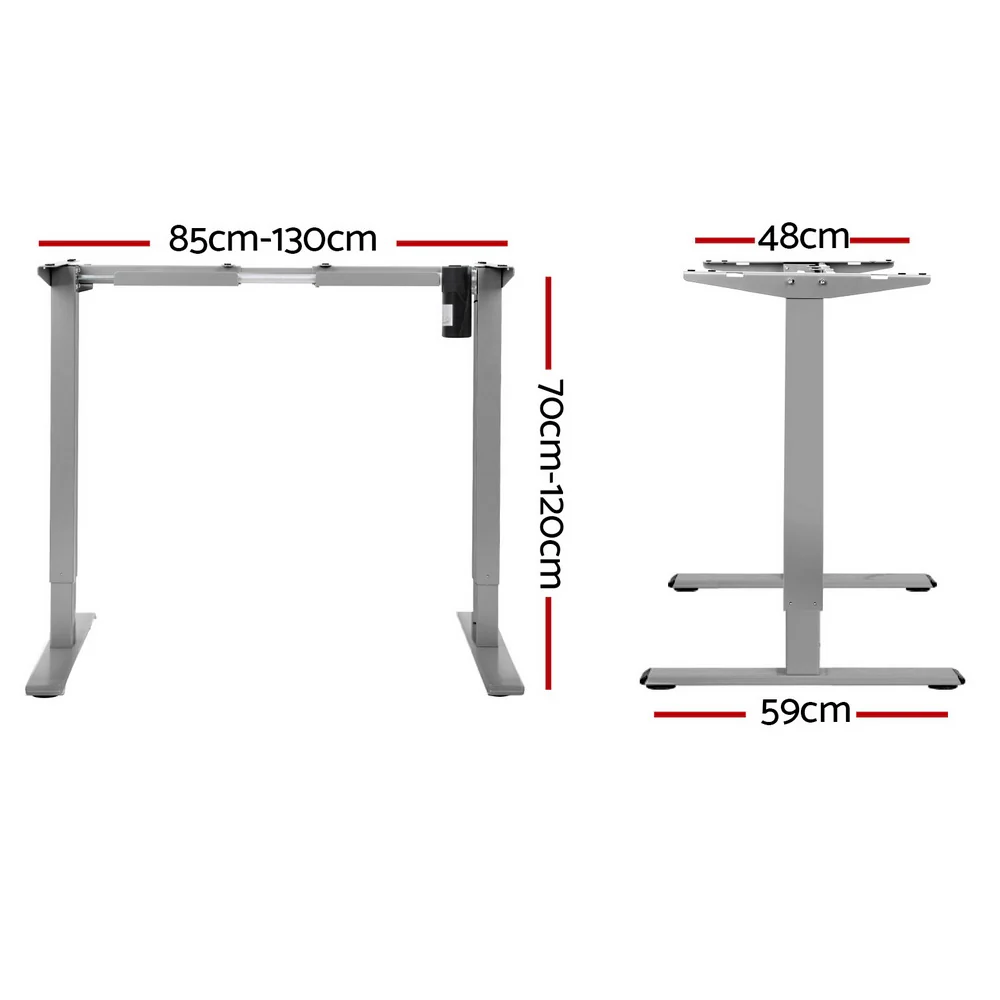 Artiss Standing Desk Frame Only Motorised Grey - Image 4