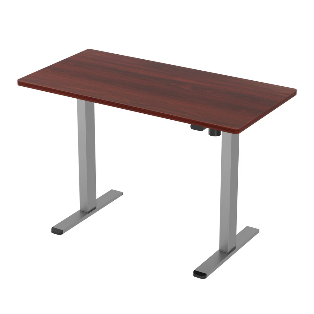 Artiss Standing Desk Motorised 120CM Walnut - Image 3