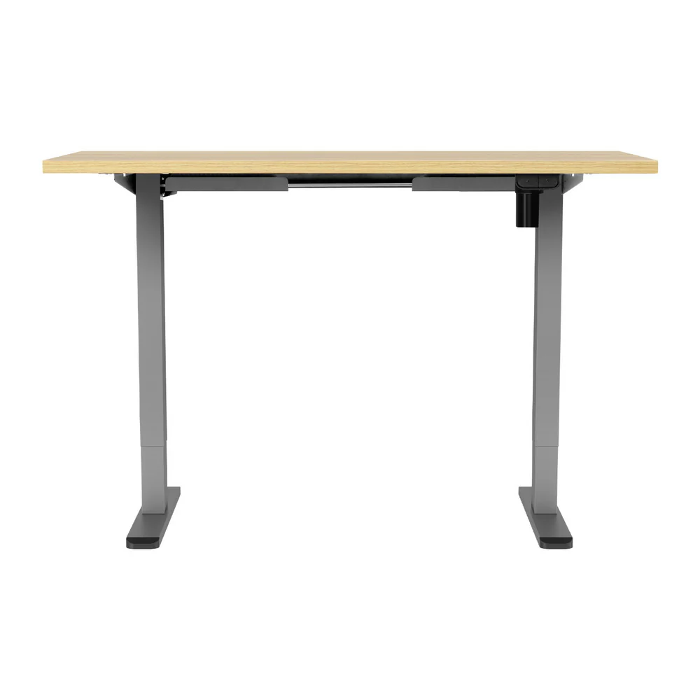 Artiss Standing Desk Motorised 140CM White Oak - Image 5
