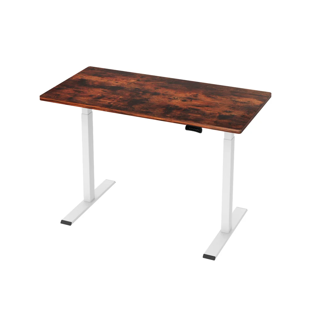 Artiss Standing Desk Motorised Dual Motor 120CM Rustic Brwon - Image 3