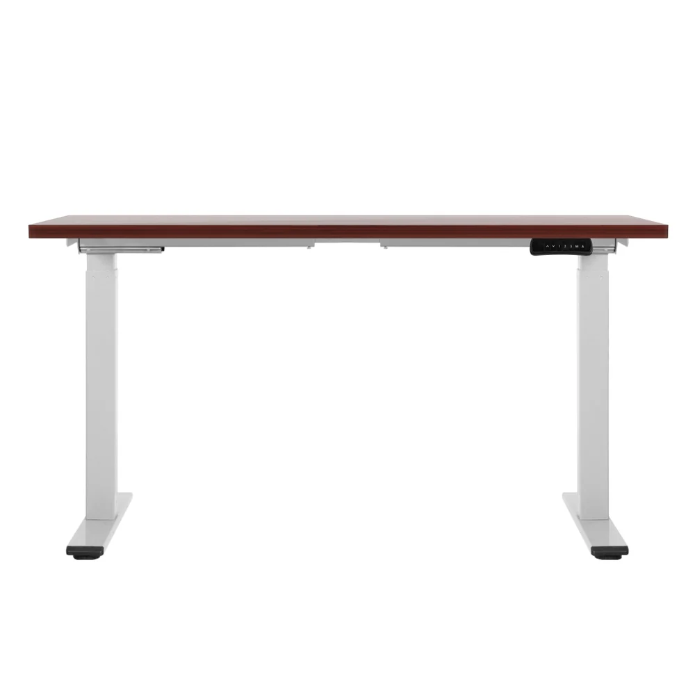 Artiss Standing Desk Motorised Dual Motor 120CM Walnut - Image 5