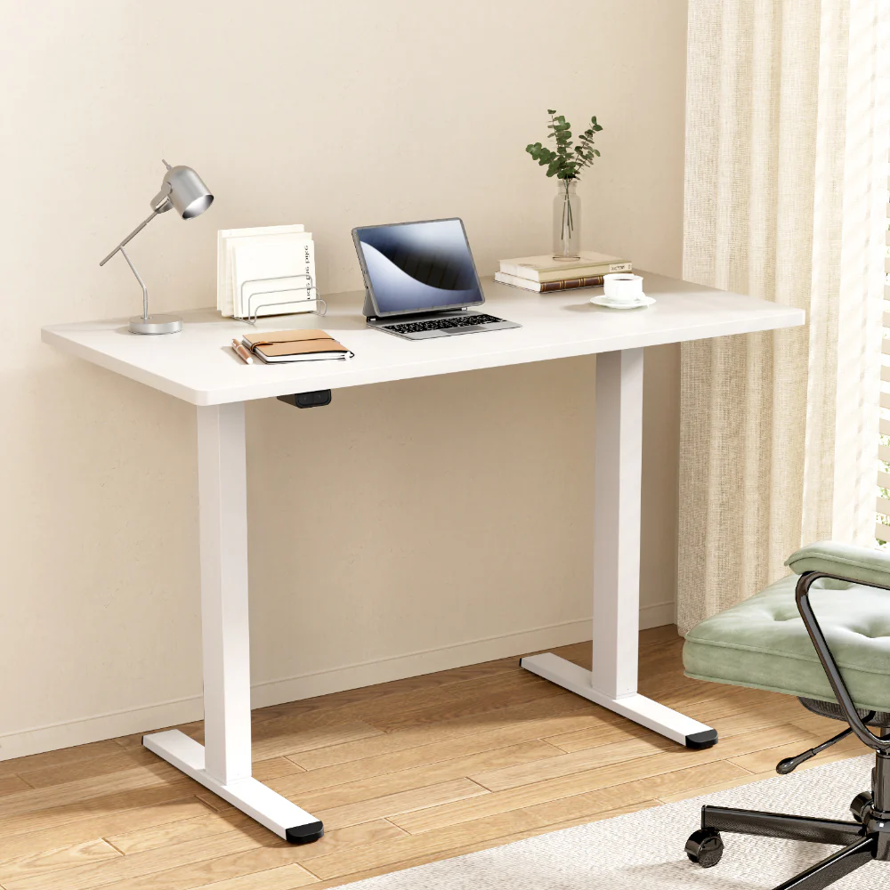 Artiss Standing Desk Motorised Dual Motor 120CM White - Image 2