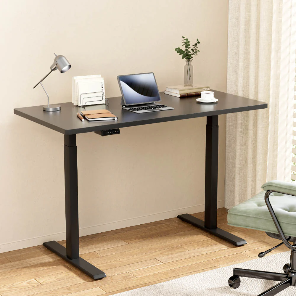 Artiss Standing Desk Motorised Dual Motor Black 140CM - Image 2