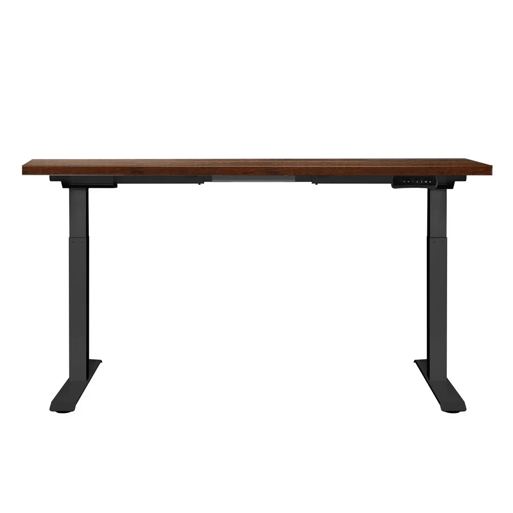 Artiss Standing Desk Motorised Dual Motor Rustic Brwon 120CM - Image 5