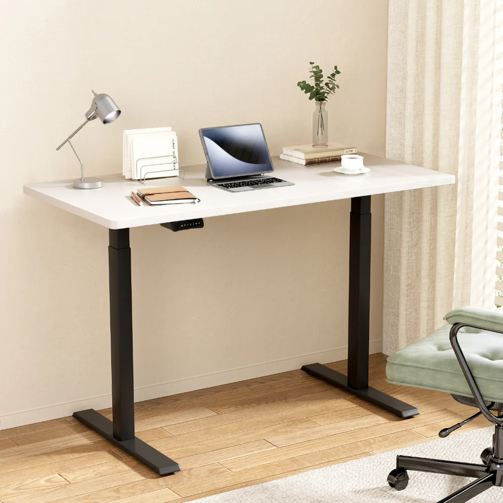 Artiss Standing Desk Motorised Dual Motor White 140CM - Image 2