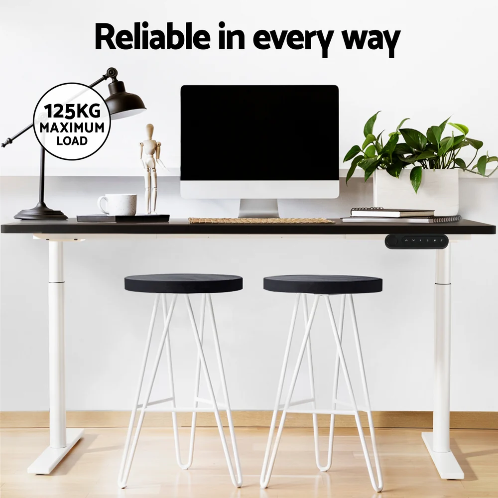 Artiss Standing Desk Motorised Electric Dual Motor 140CM Black - Image 8