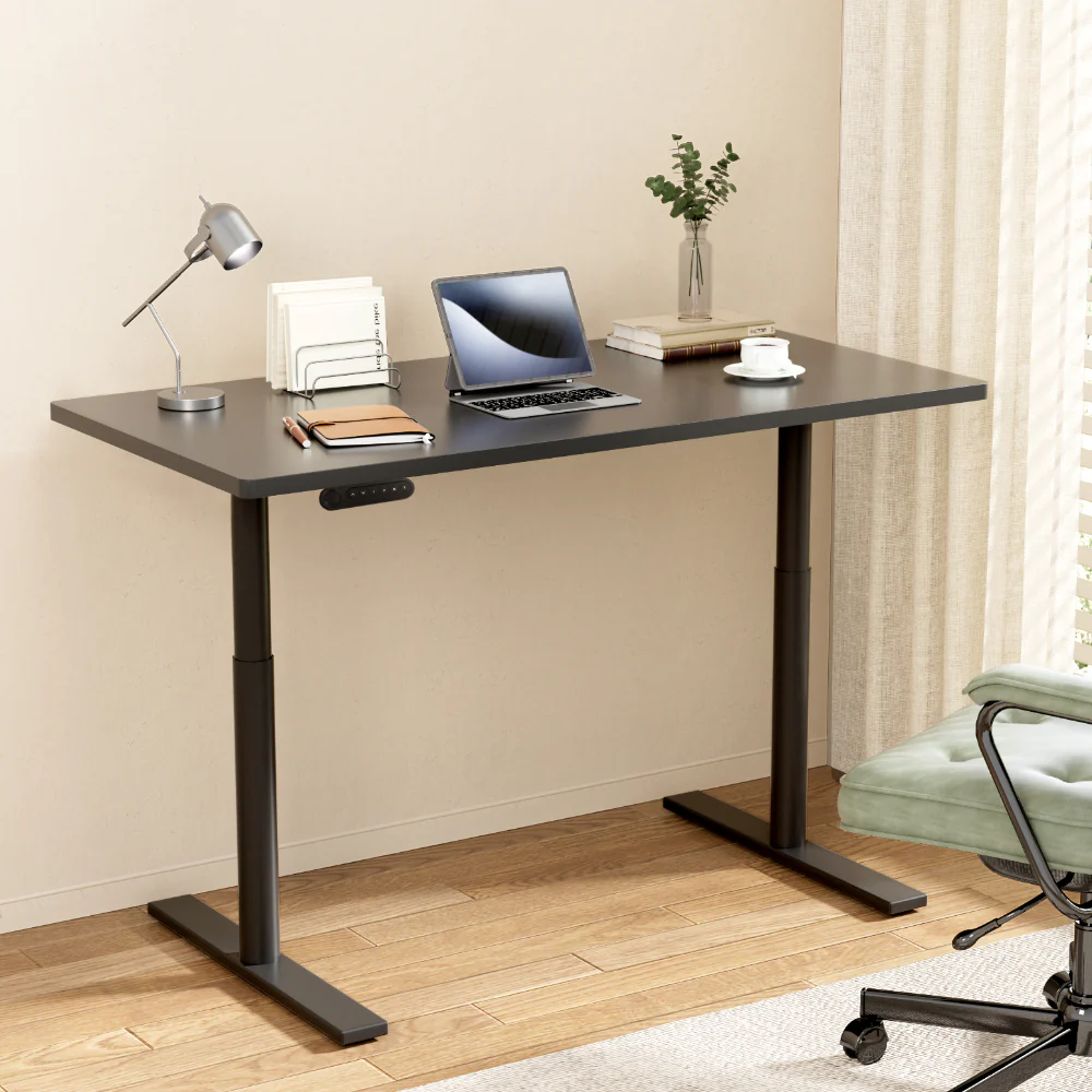 Artiss Standing Desk Motorised Electric Dual Motor Black 140CM - Image 2