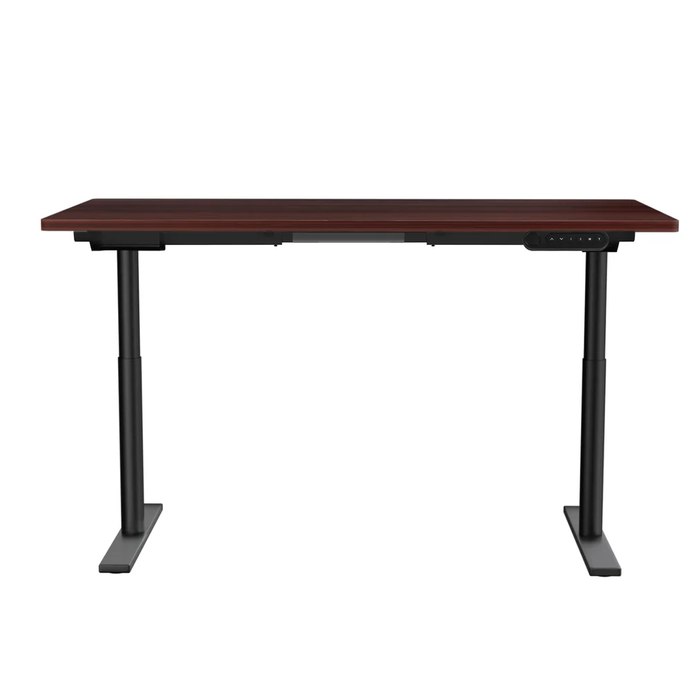 Artiss Standing Desk Motorised Electric Dual Motor Walnut 140CM - Image 5