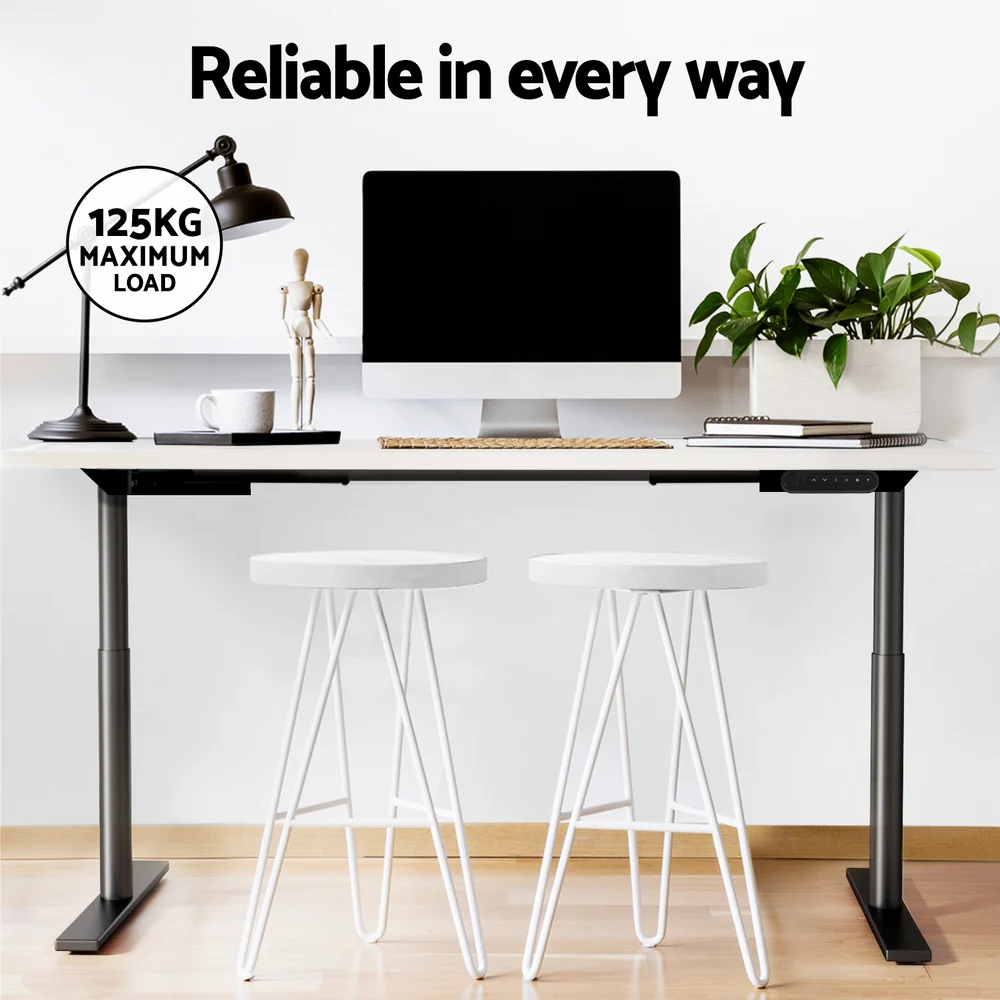 Artiss Standing Desk Motorised Electric Dual Motor White 120CM - Image 8