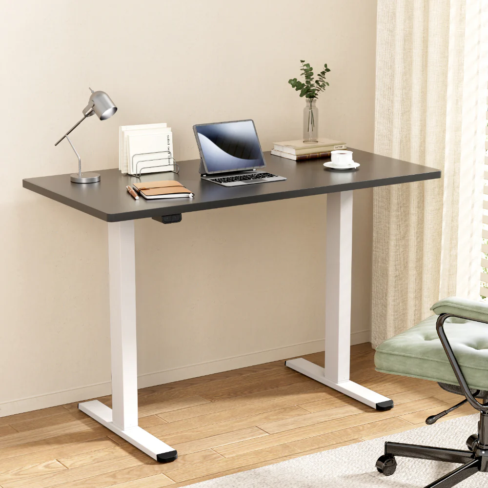 Artiss Standing Desk Motorised Sit Stand Desks Black 140CM - Image 2