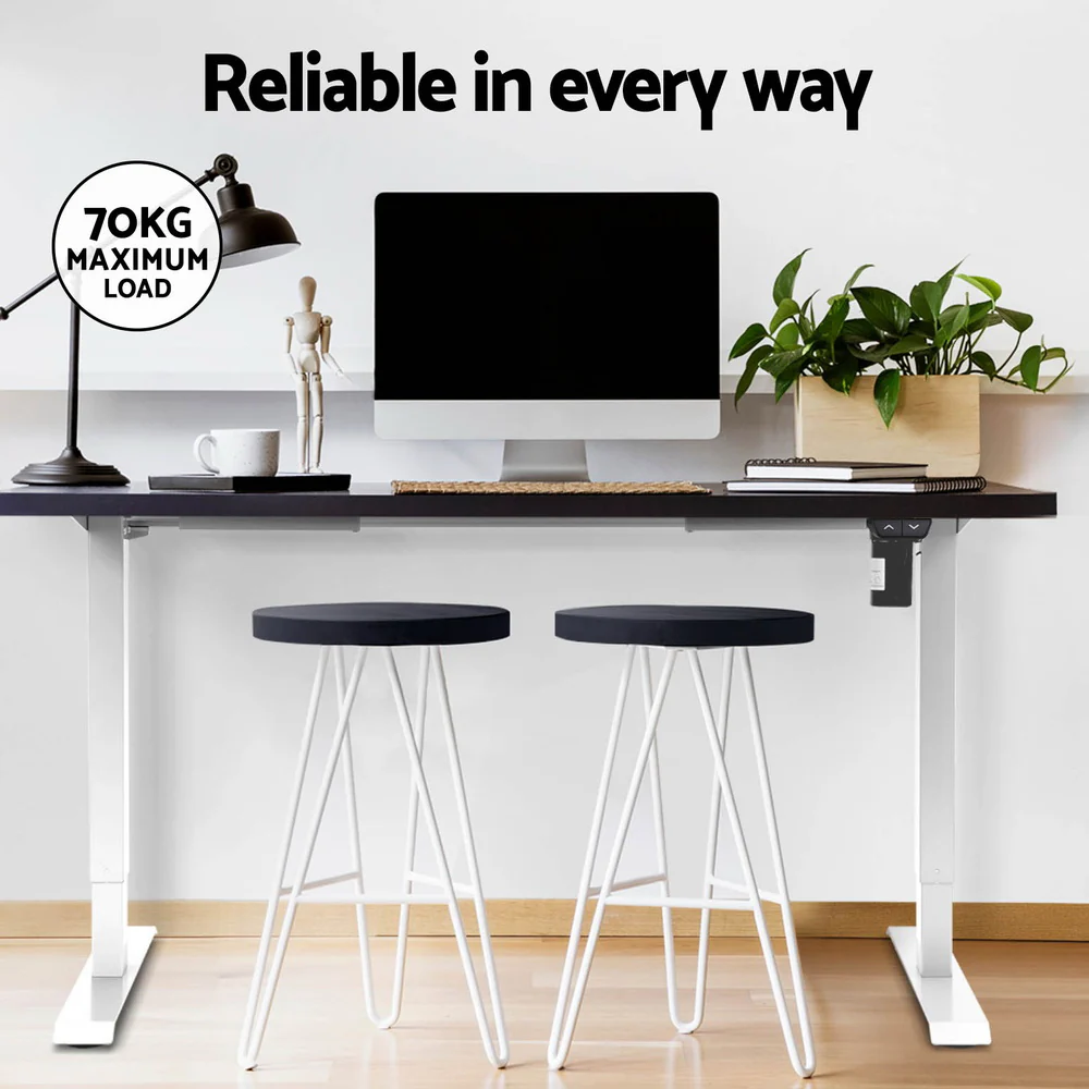 Artiss Standing Desk Motorised Sit Stand Desks Black 140CM - Image 8