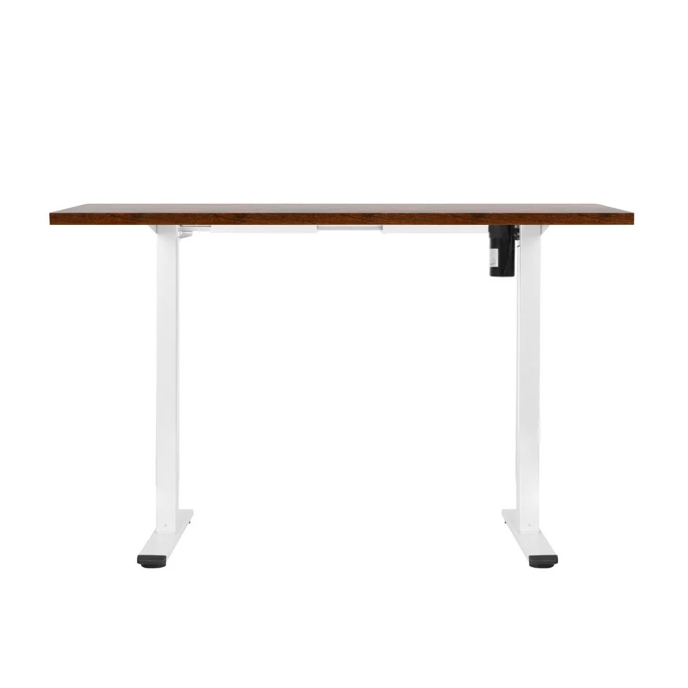 Artiss Standing Desk Motorised Sit Stand Desks Rustic Brown 120CM - Image 5
