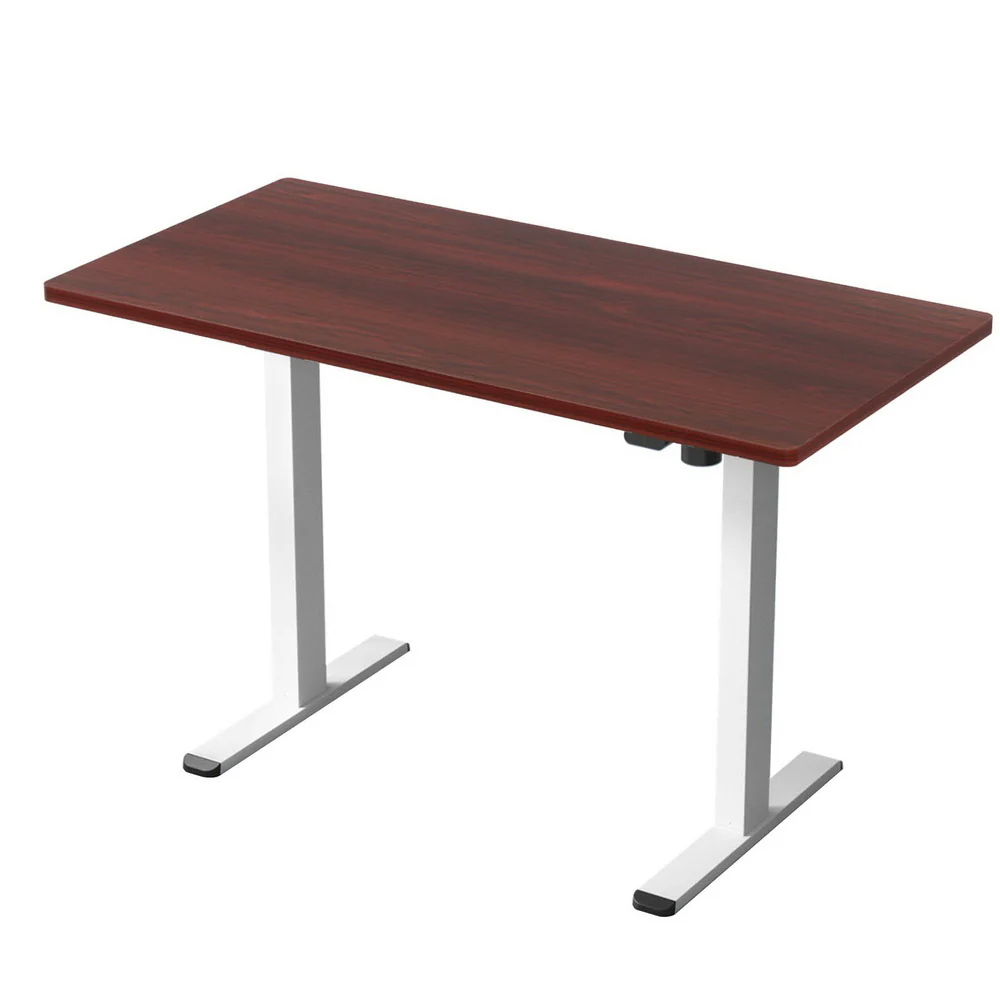 Artiss Standing Desk Motorised Sit Stand Desks Walnut 120CM - Image 3