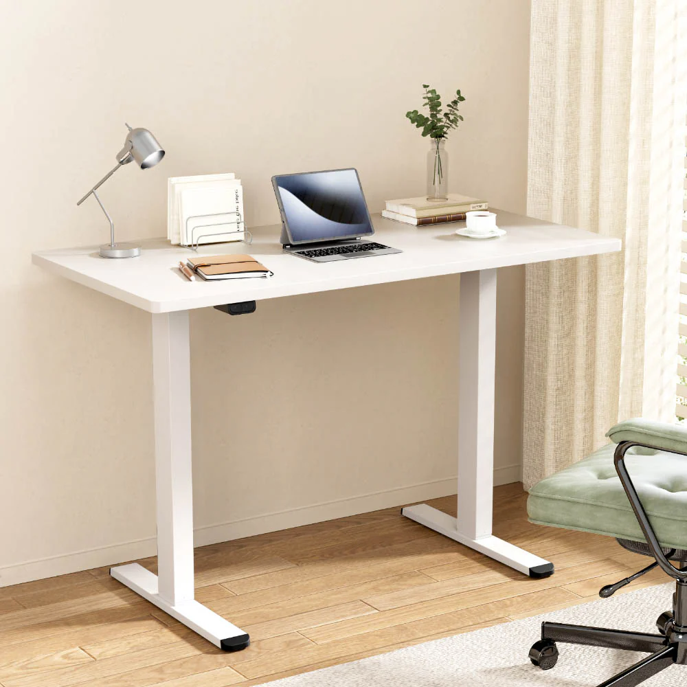 Artiss Standing Desk Motorised Sit Stand Desks White 140CM - Image 2