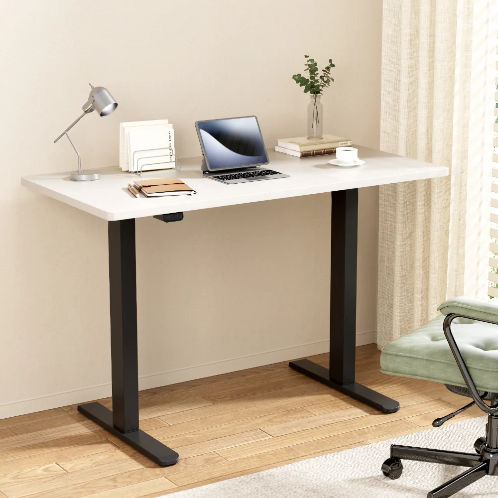 Artiss Standing Desk Motorised White 140CM - Image 2