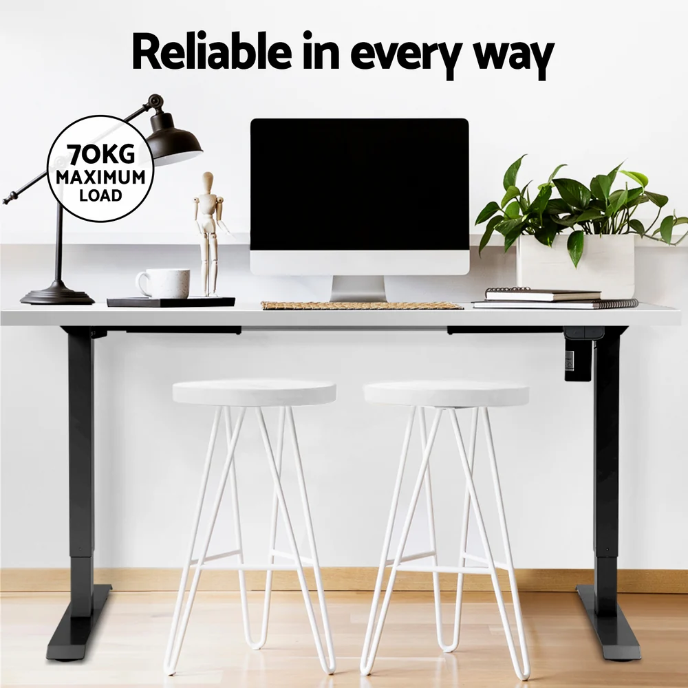 Artiss Standing Desk Motorised White 140CM - Image 8