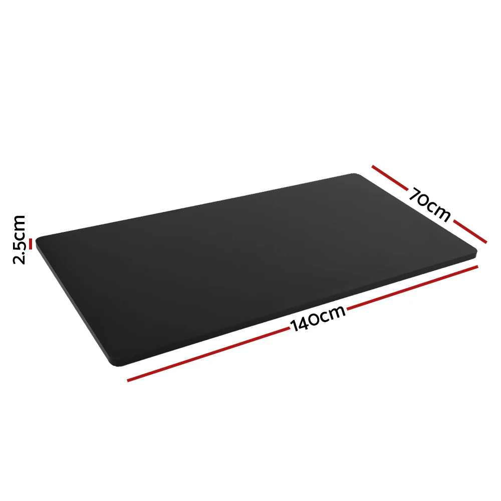 Artiss Standing Desk Top Black 140CM - Image 4
