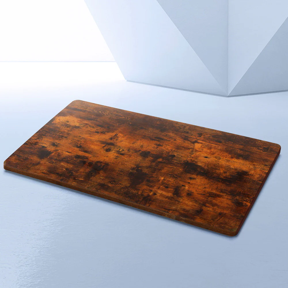 Artiss Standing Desk Top Rustic Brown 140CM - Image 2