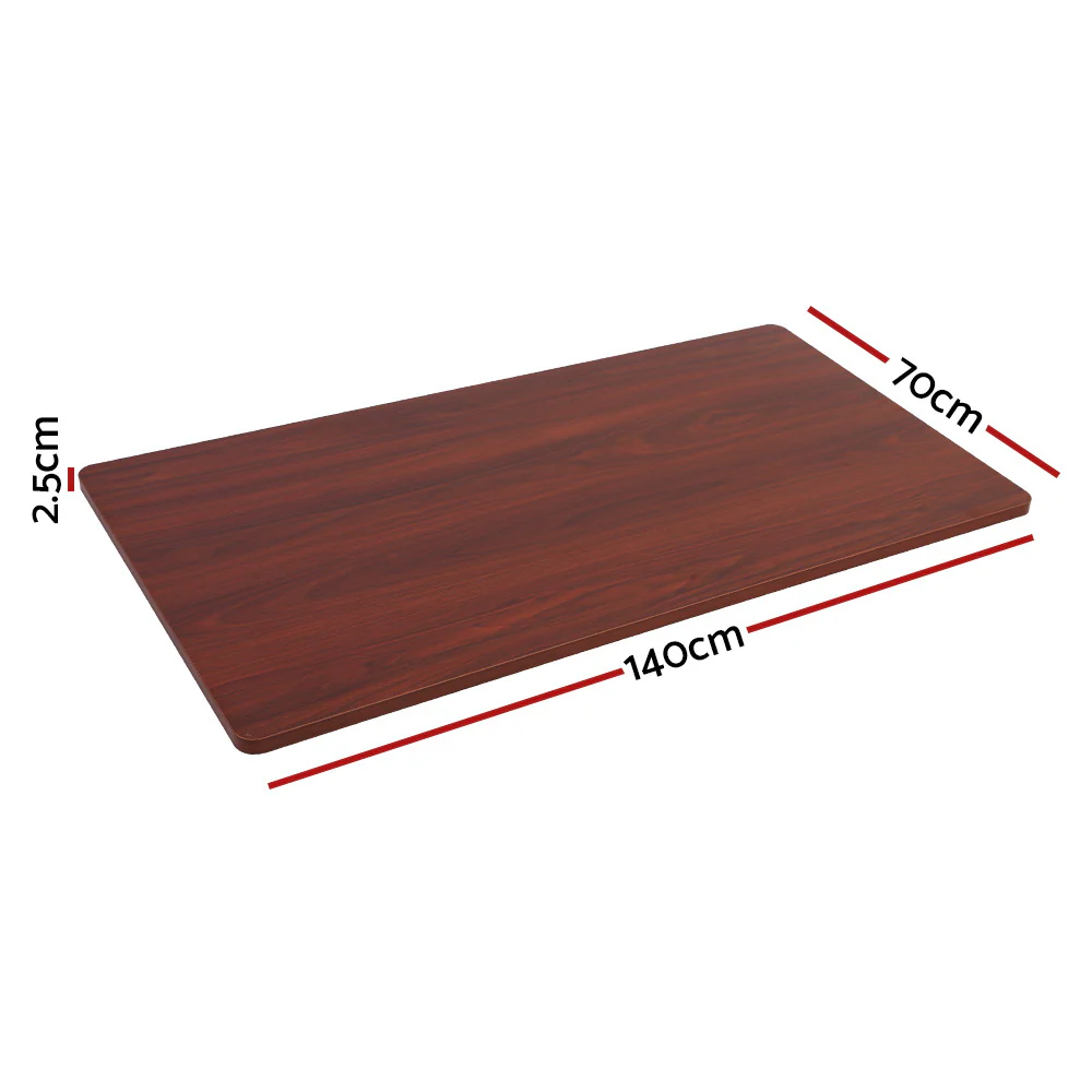 Artiss Standing Desk Top Walnut 140CM - Image 4
