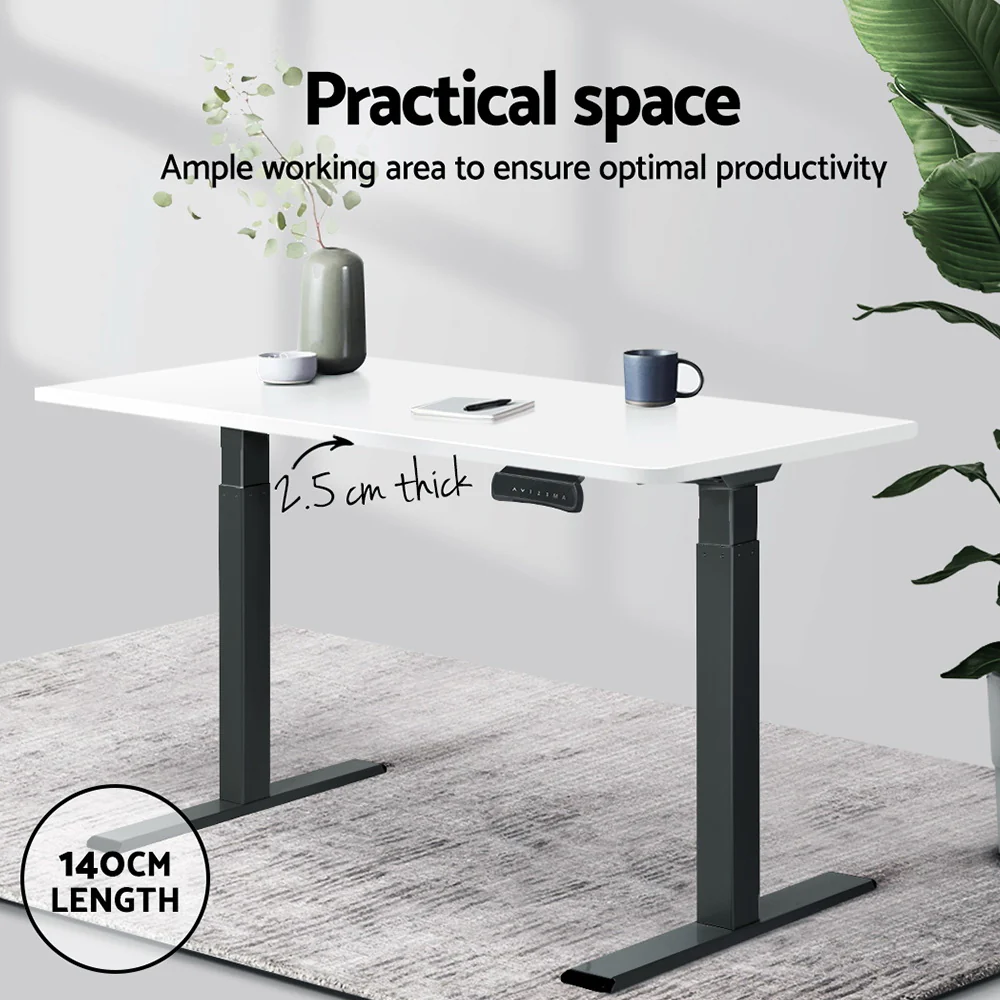 Artiss Standing Desk Top White 140CM - Image 6