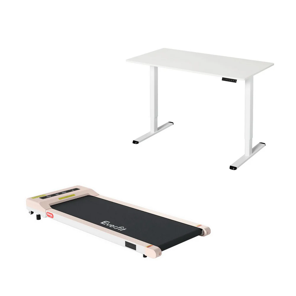 Artiss Treadmill with 120cm Automatic Standing Desk Electric Walking Pad - Image 3