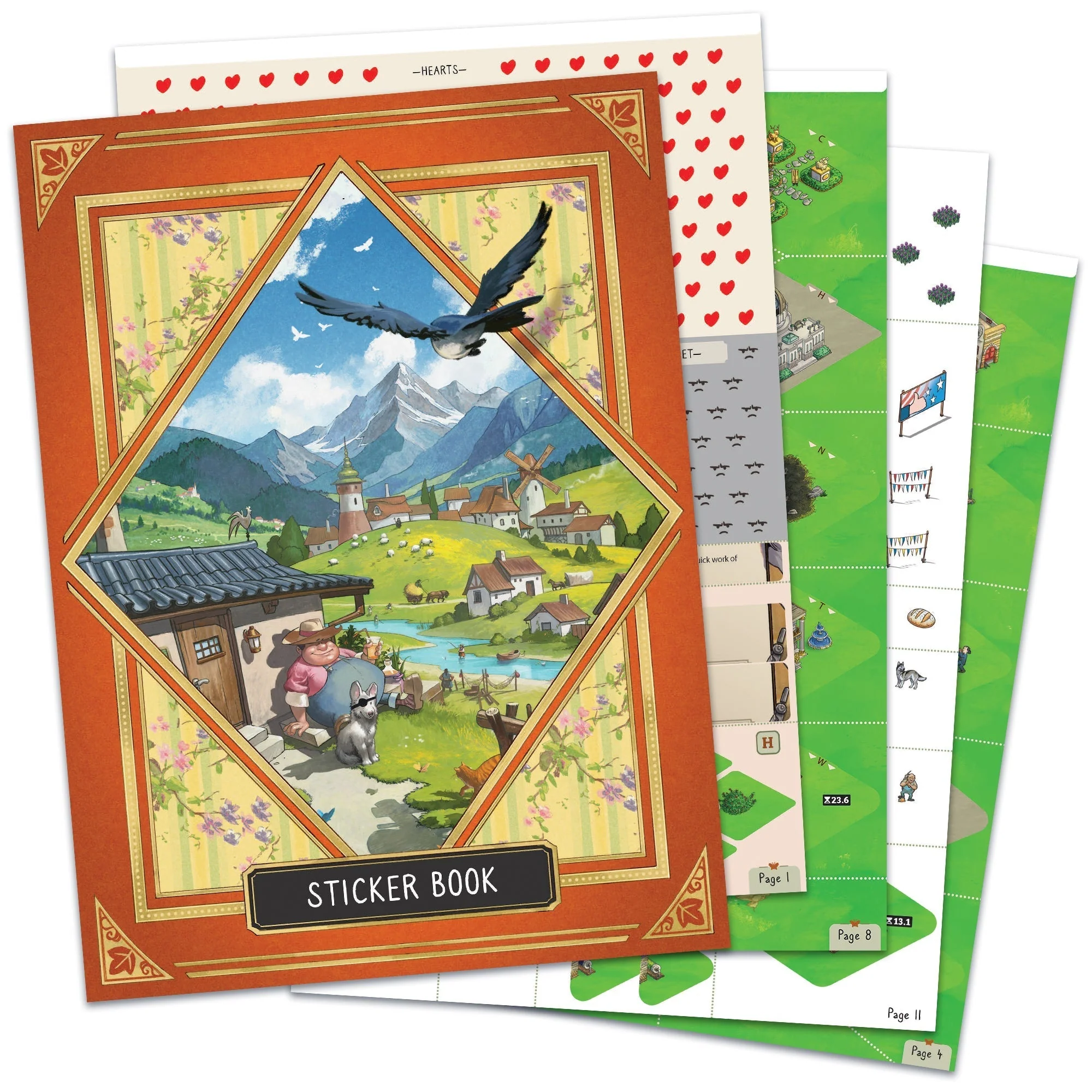 Asmodee Cozy Stickerville Game - Image 2