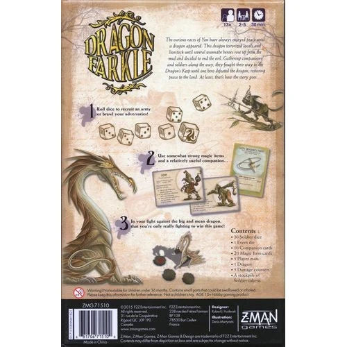 Asmodee Dragon Farkle Game - Image 2