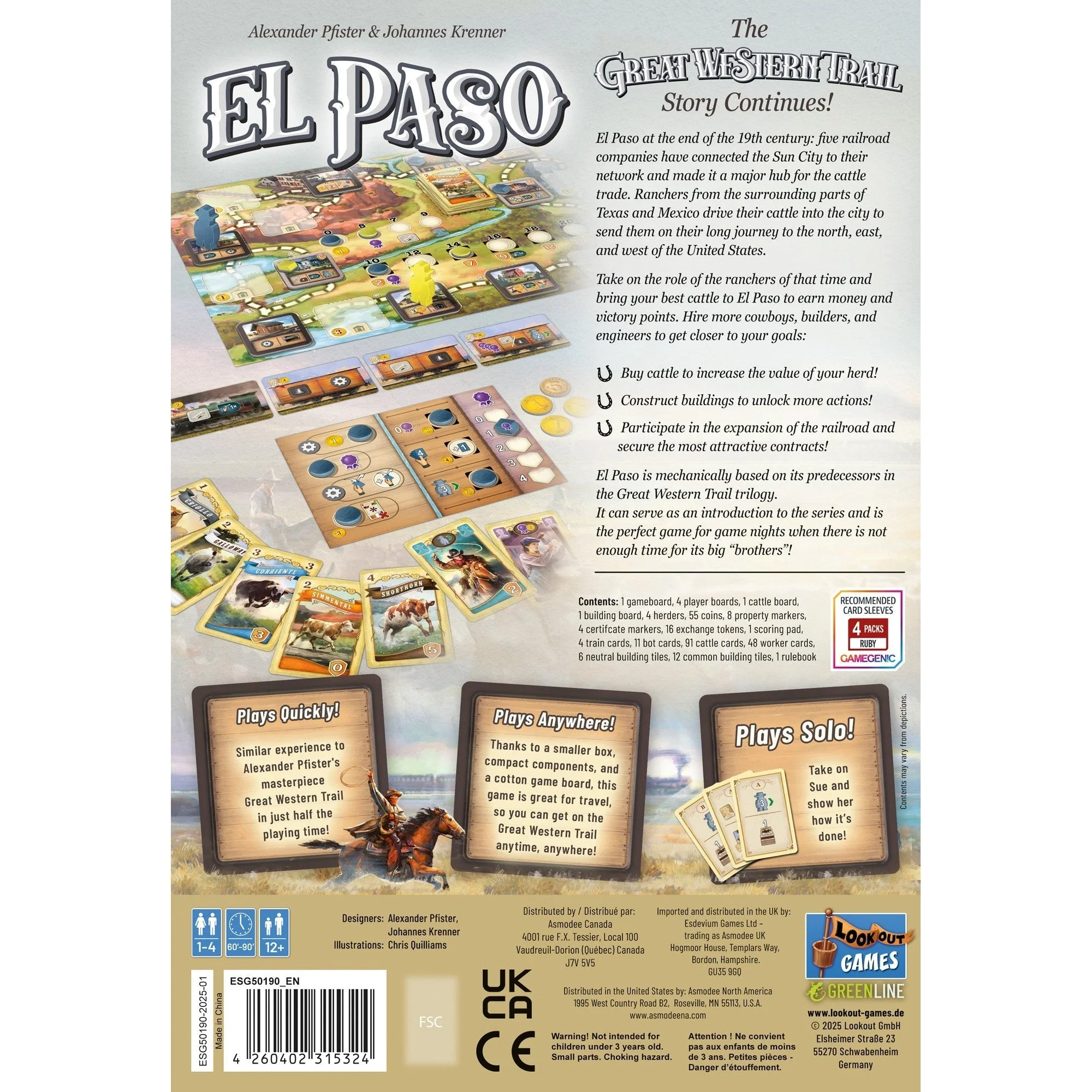 Asmodee Great Western Trail El Paso Game - Image 8