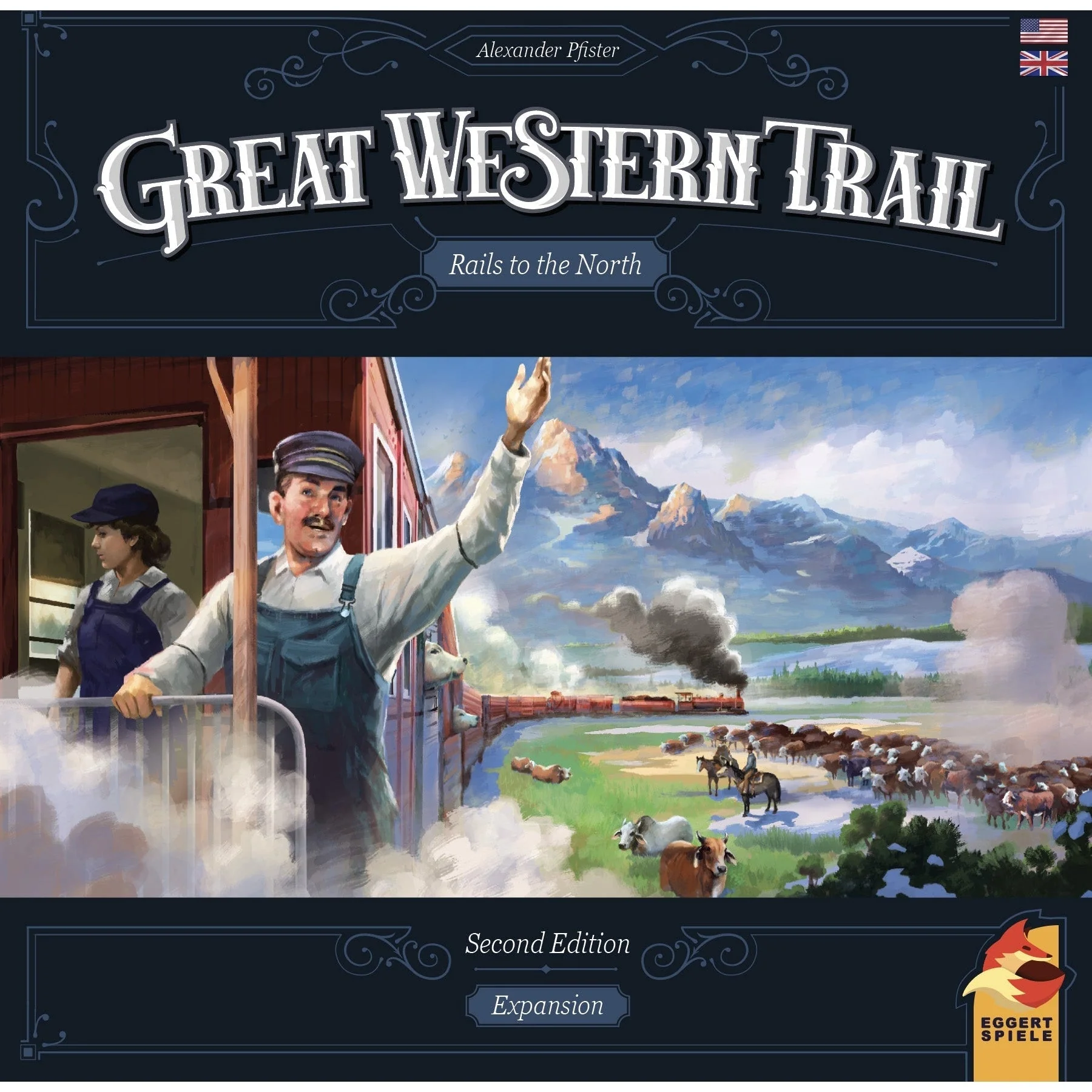 Asmodee Great Western Trail Rails to the North Second Edition Game - Image 3