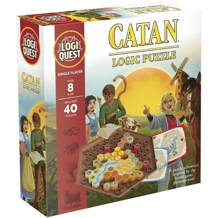 Asmodee Logiquest Catan Logic Puzzle Game - Image 2