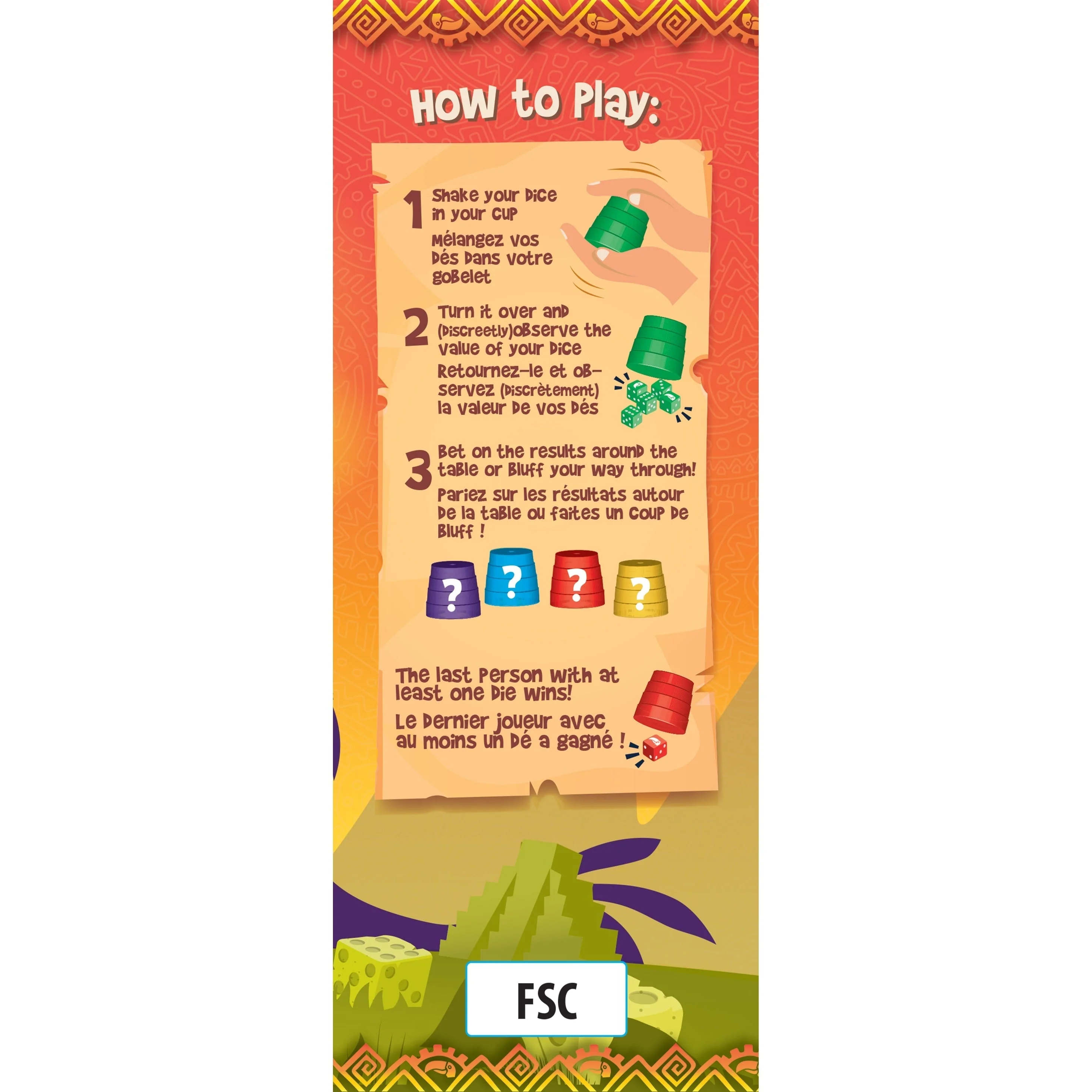 Asmodee Perudo Liar's Dice Game - Image 3