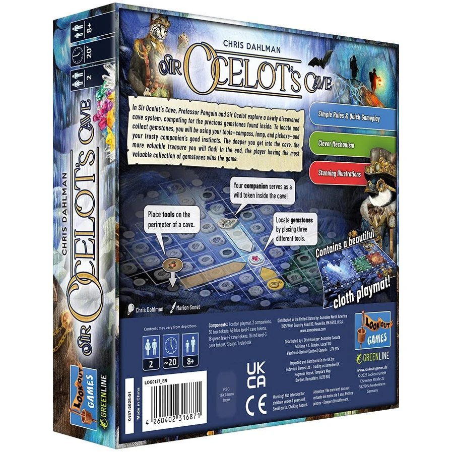 Asmodee Sir Ocelot's Cave Game - Image 2