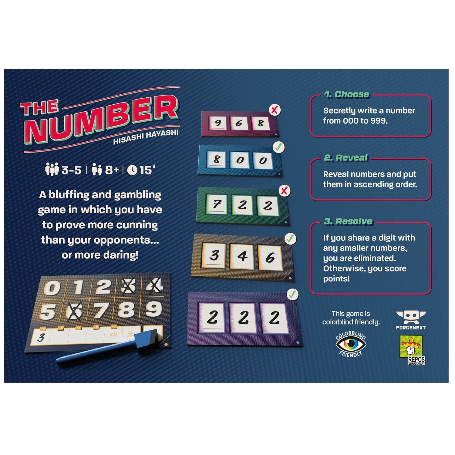 Asmodee The Number Game - Image 6
